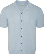 Onia Cotton Linen Blend Camp Sweater