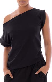 Dai Moda Femi One-Shoulder Top