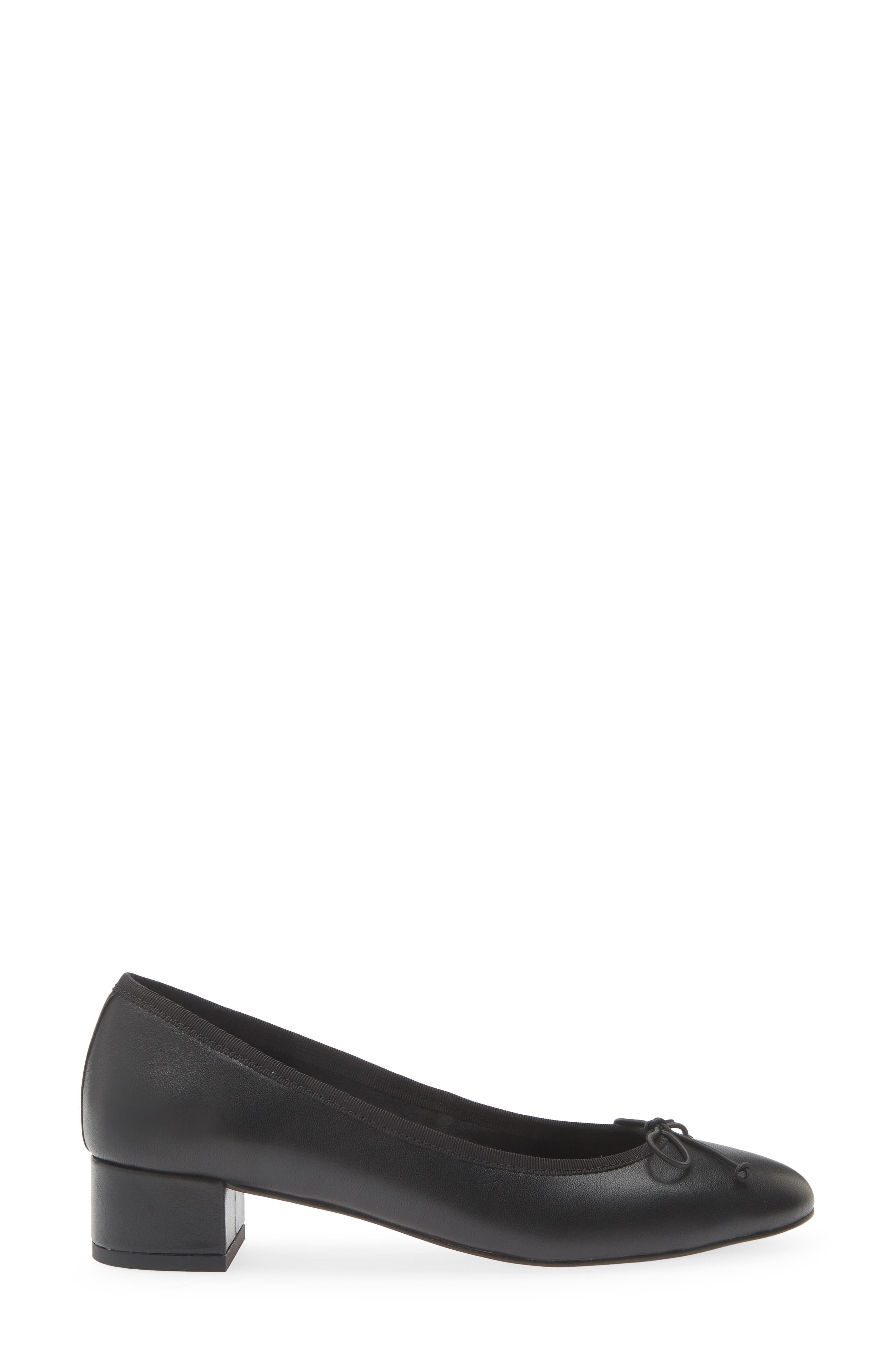 Maddi Block Heel Pump, Alternate, color, BLACK NAPPA