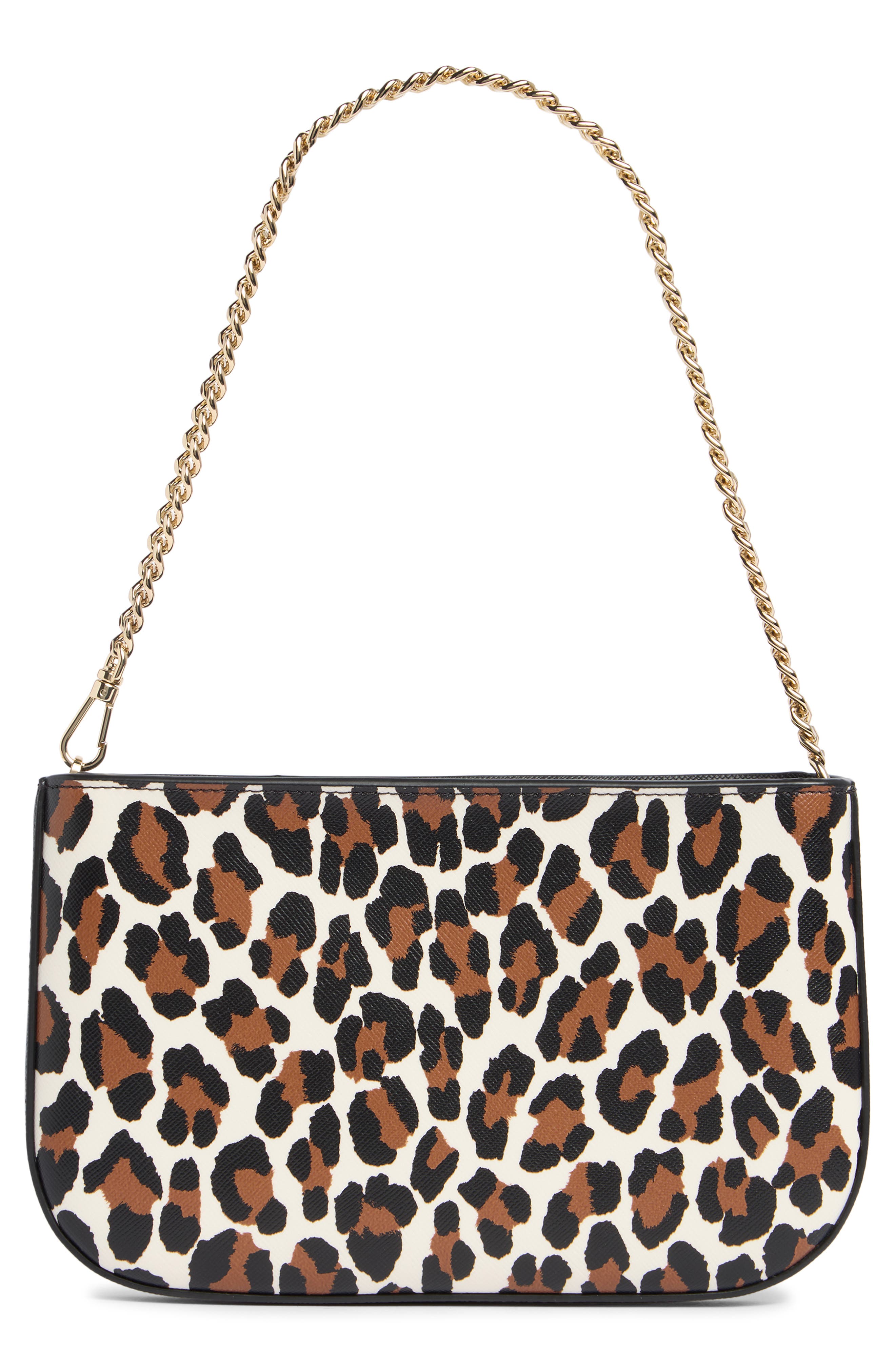 Kate Spade New York madison leopard spot pochette bag, Alternate, color, Cream Multi
