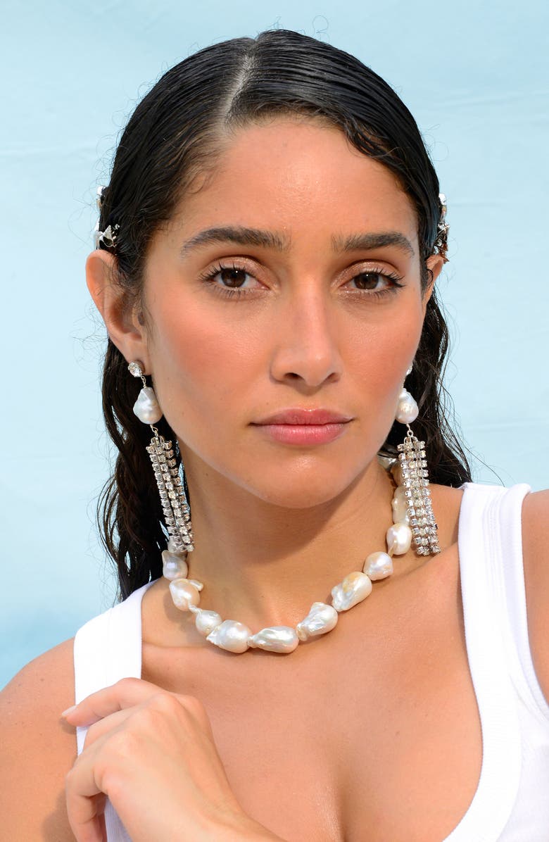 Venessa Arizaga Ocean Dream Earrings, Alternate, color, Silver