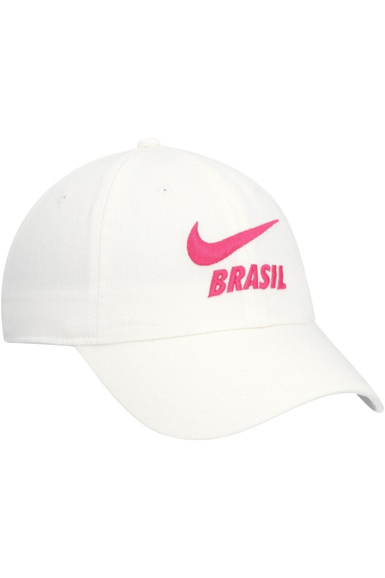 Women's Nike White Brazil National Team Campus Adjustable Hat, Alternate, color, White