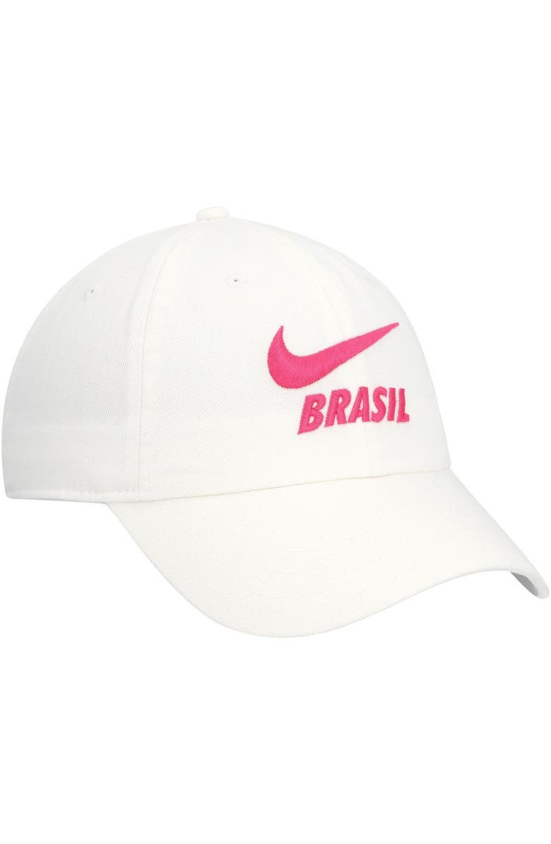 Nike Women's Nike White Brazil National Team Campus Adjustable Hat, Alternate, color, 