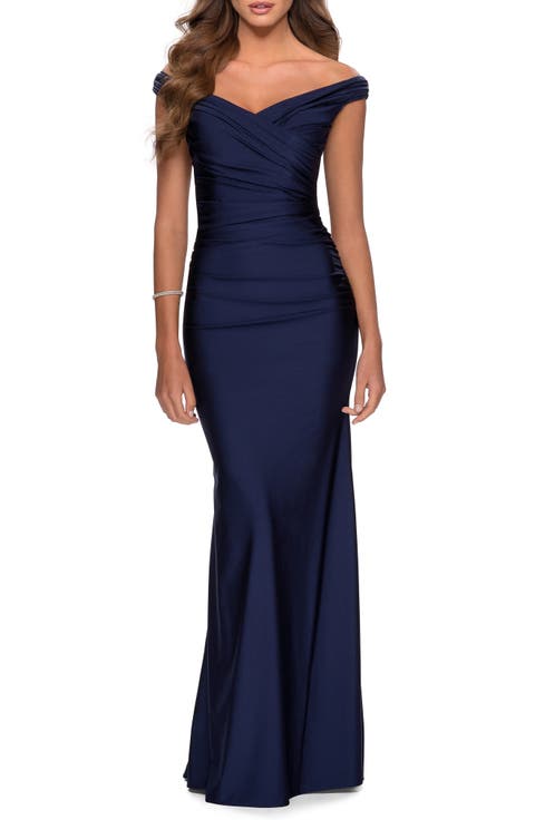 Off the Shoulder Prom Dress with Sweetheart Neckline