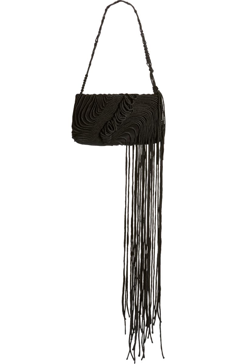 Dries Van Noten Cord Embroidered Shoulder Bag, Alternate, color,