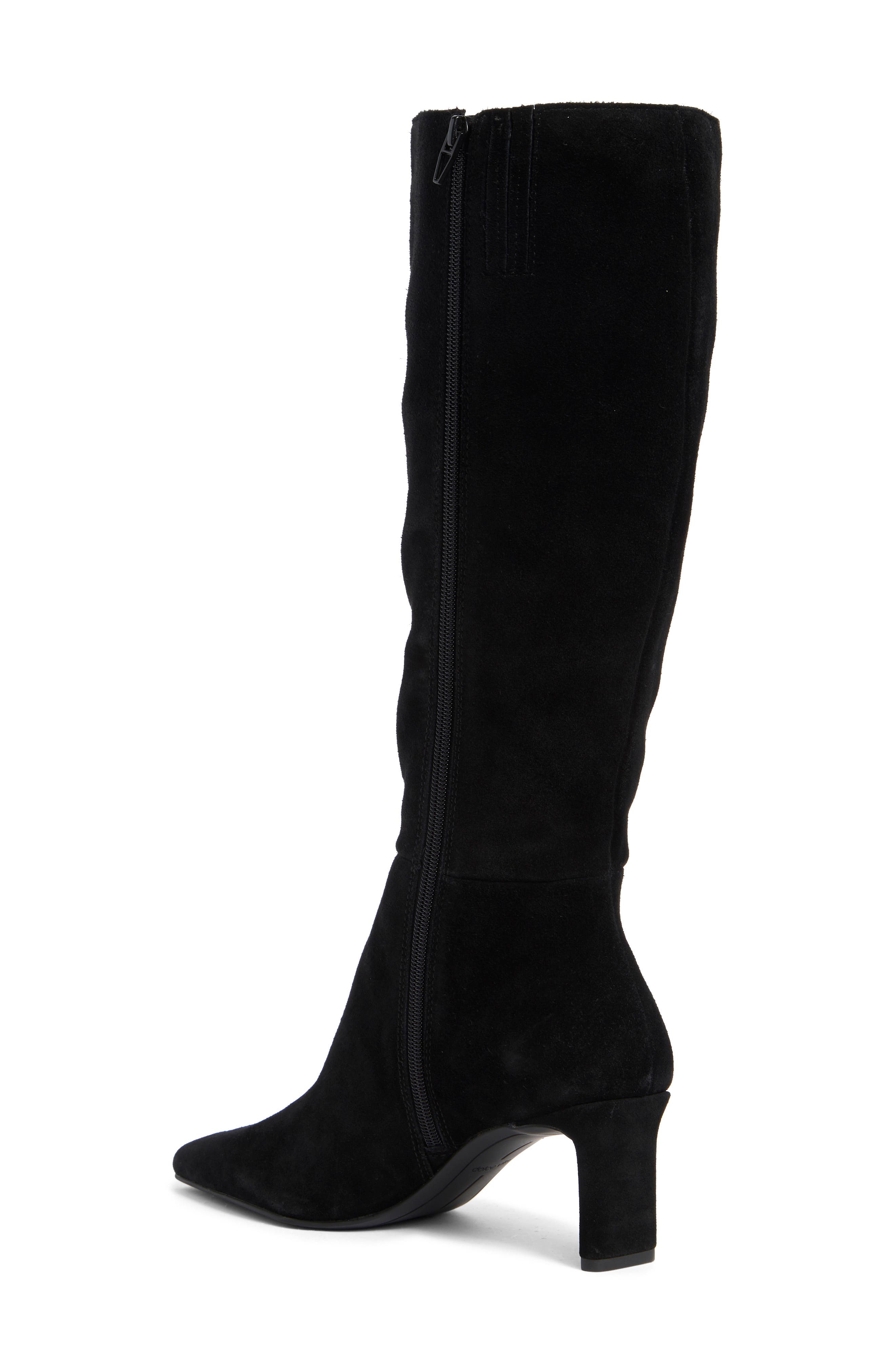 Dolce Vita Gannon Knee High Boot, Alternate, color, Onyx Suede