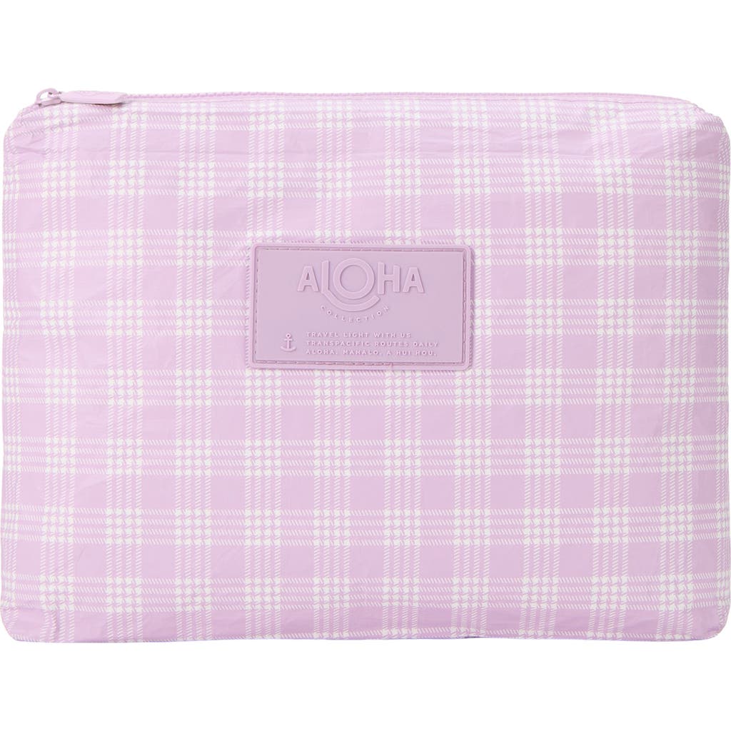 Aloha Collection Mid Palaka Water Resistant Tyvek® Zip Pouch