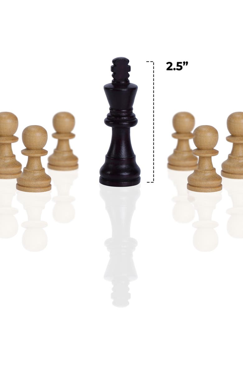 SQUARE OFF Swap & NEO Wooden Chess Piece Set, Alternate, color,
