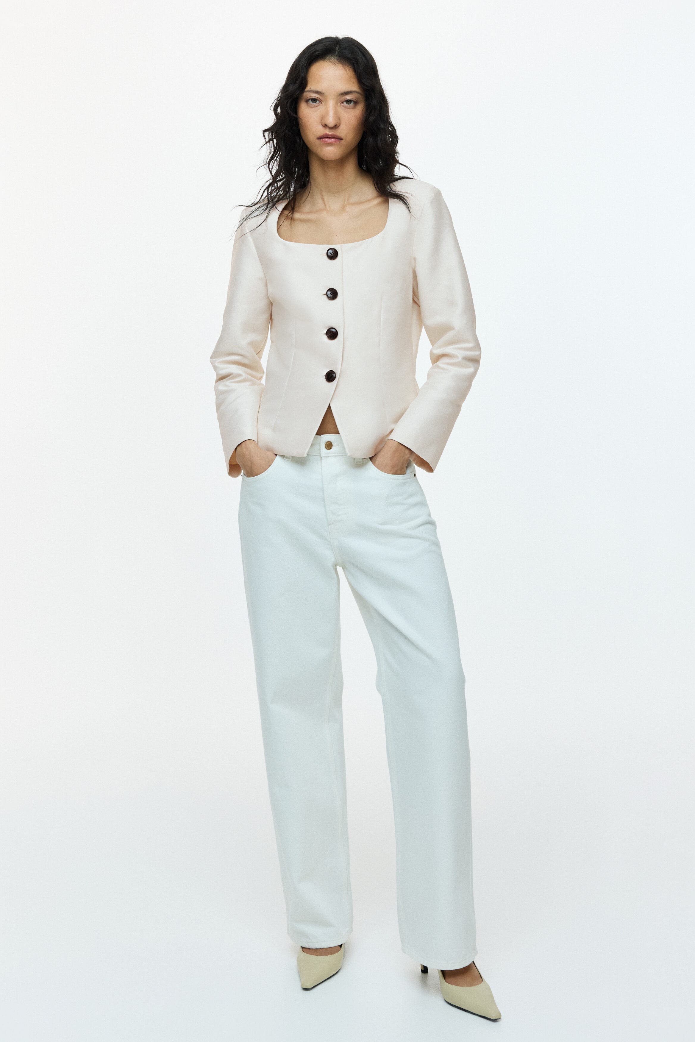 Square-neck Blazer - image 2