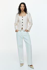 H&M Square-neck Blazer
