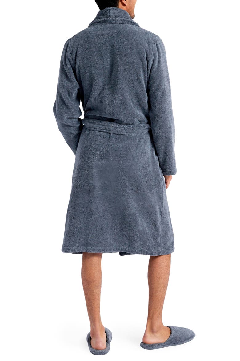 Classic Turkish Cotton Robe, Alternate, color, DUSK