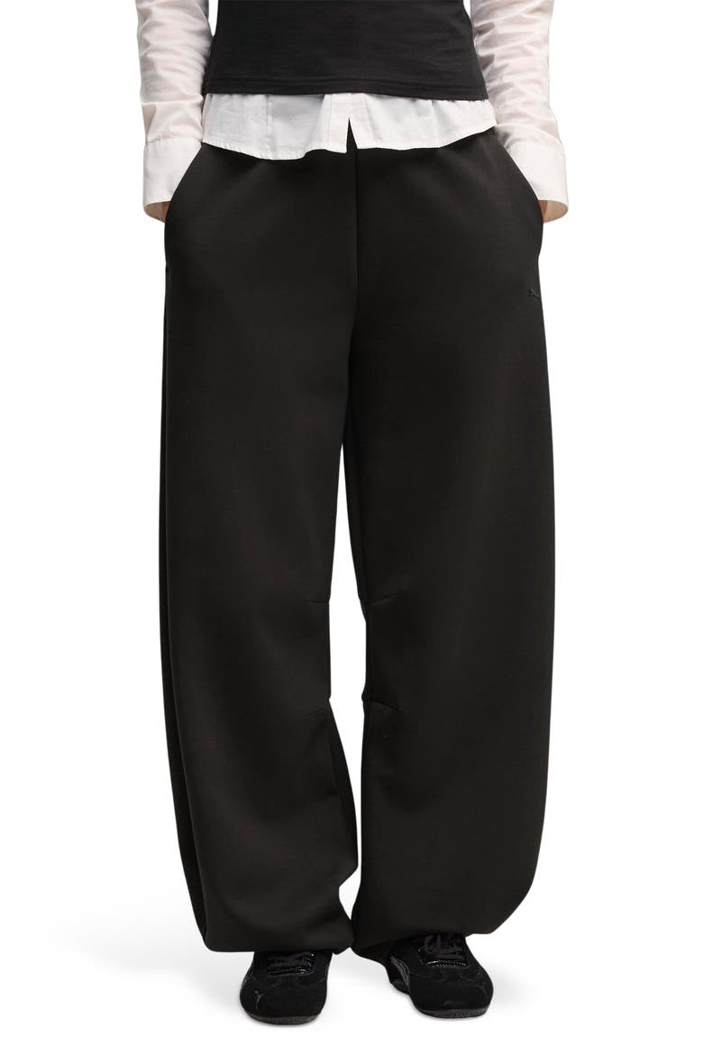 Pumatech Sense Wide Leg Sweatpants, Main, color, PUMA BLACK
