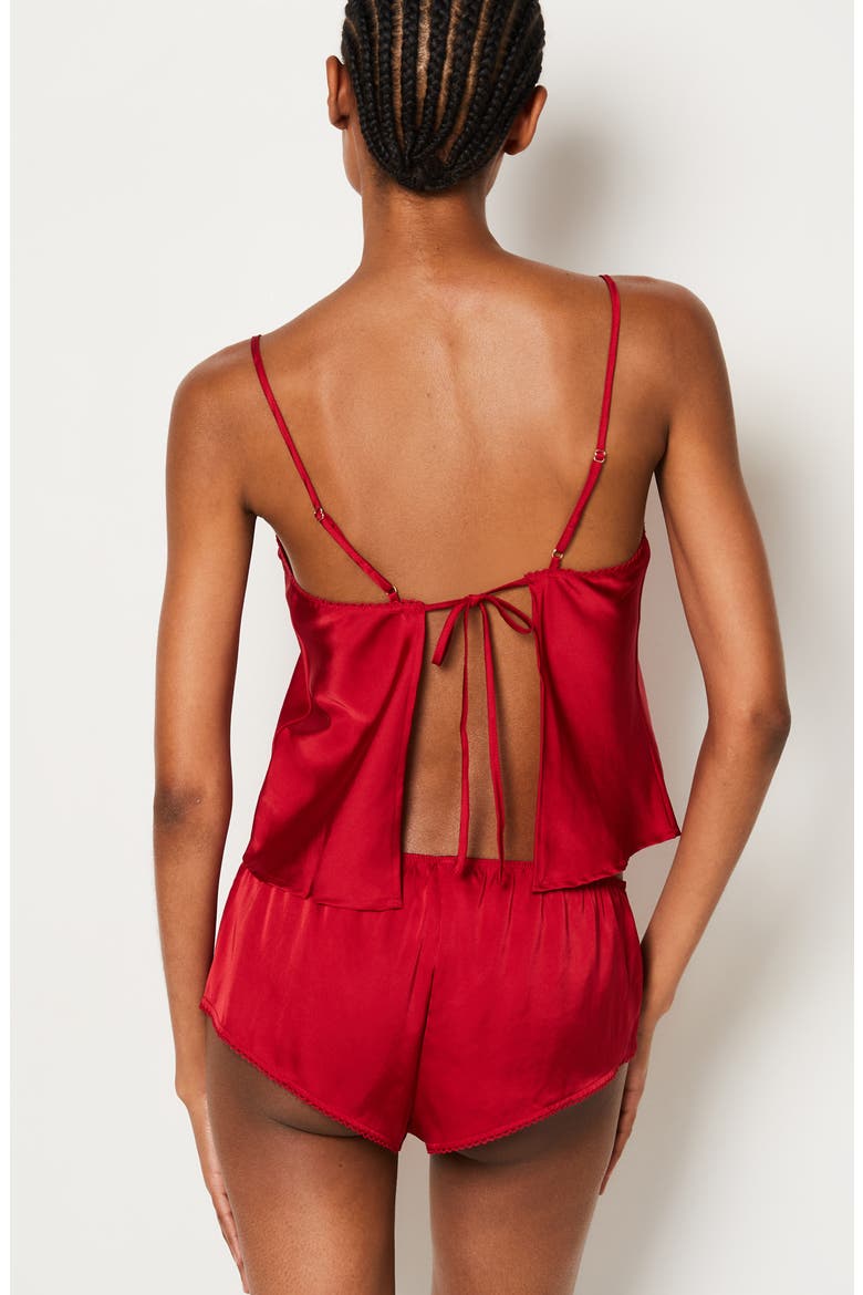 Etam Open Back Satin Pajamas (Women) | Nordstrom