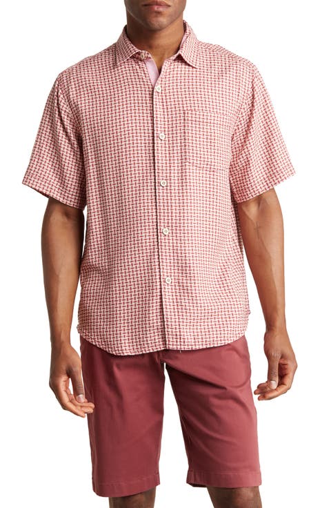 Shasta Shores Check Silk Camp Shirt