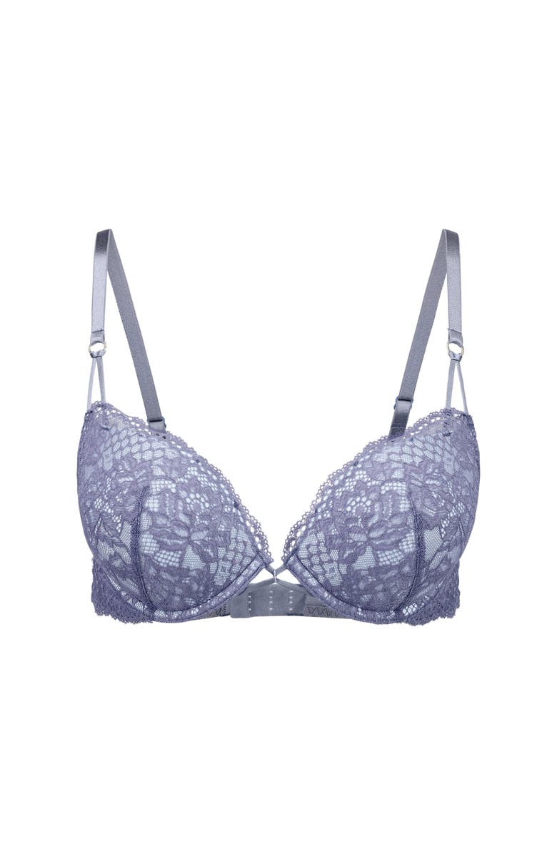 Adore Me Josie Push Up Plunge Bra, Alternate, color, Dark Grey
