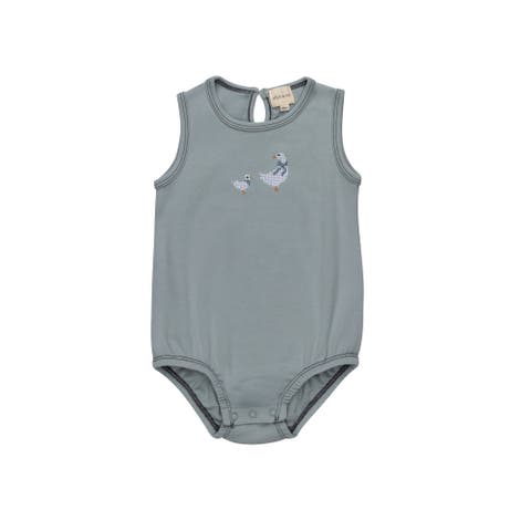 Cross Stitch Duckling Collection - Romper for Boys (Baby)