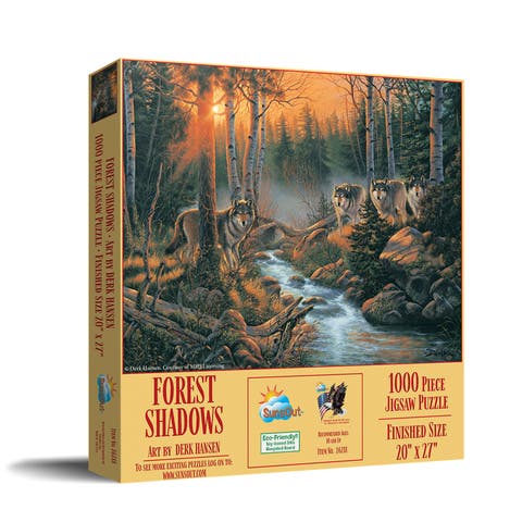Forest Shadows 1000 piece Jigsaw Puzzle for Adults
