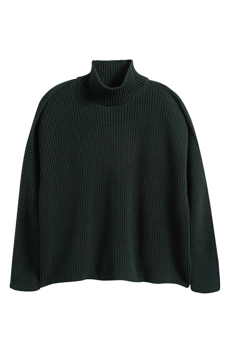 Frank & Eileen Montecito Mock Neck Cotton Sweater, Main, color, Bristish Racing Green