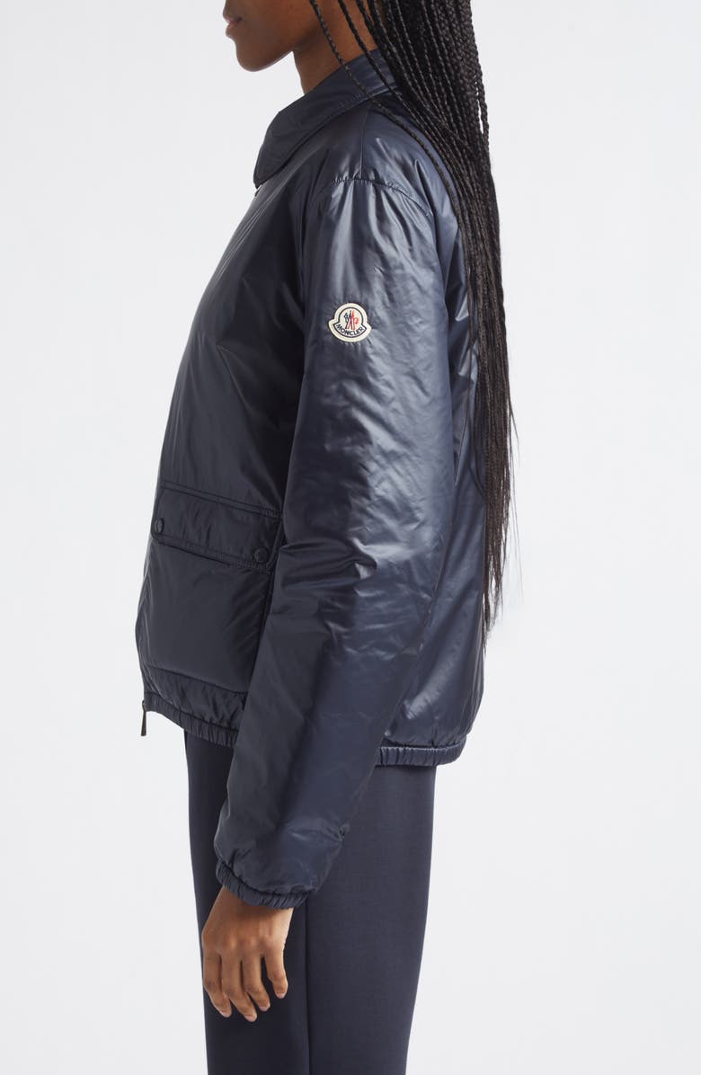 Moncler Lanset Down Jacket, Alternate, color, Blue