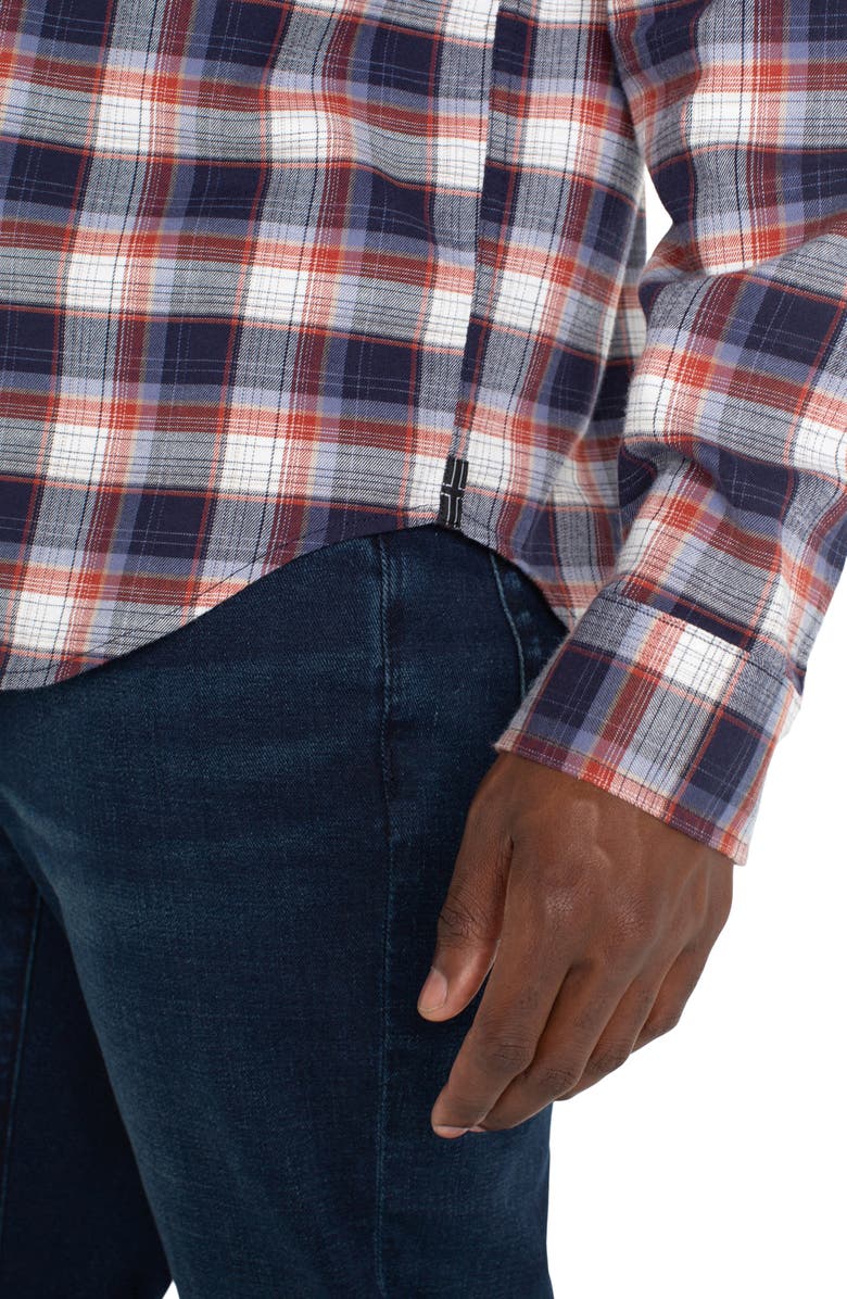 Liverpool Plaid Button-Up Shirt, Alternate, color, 