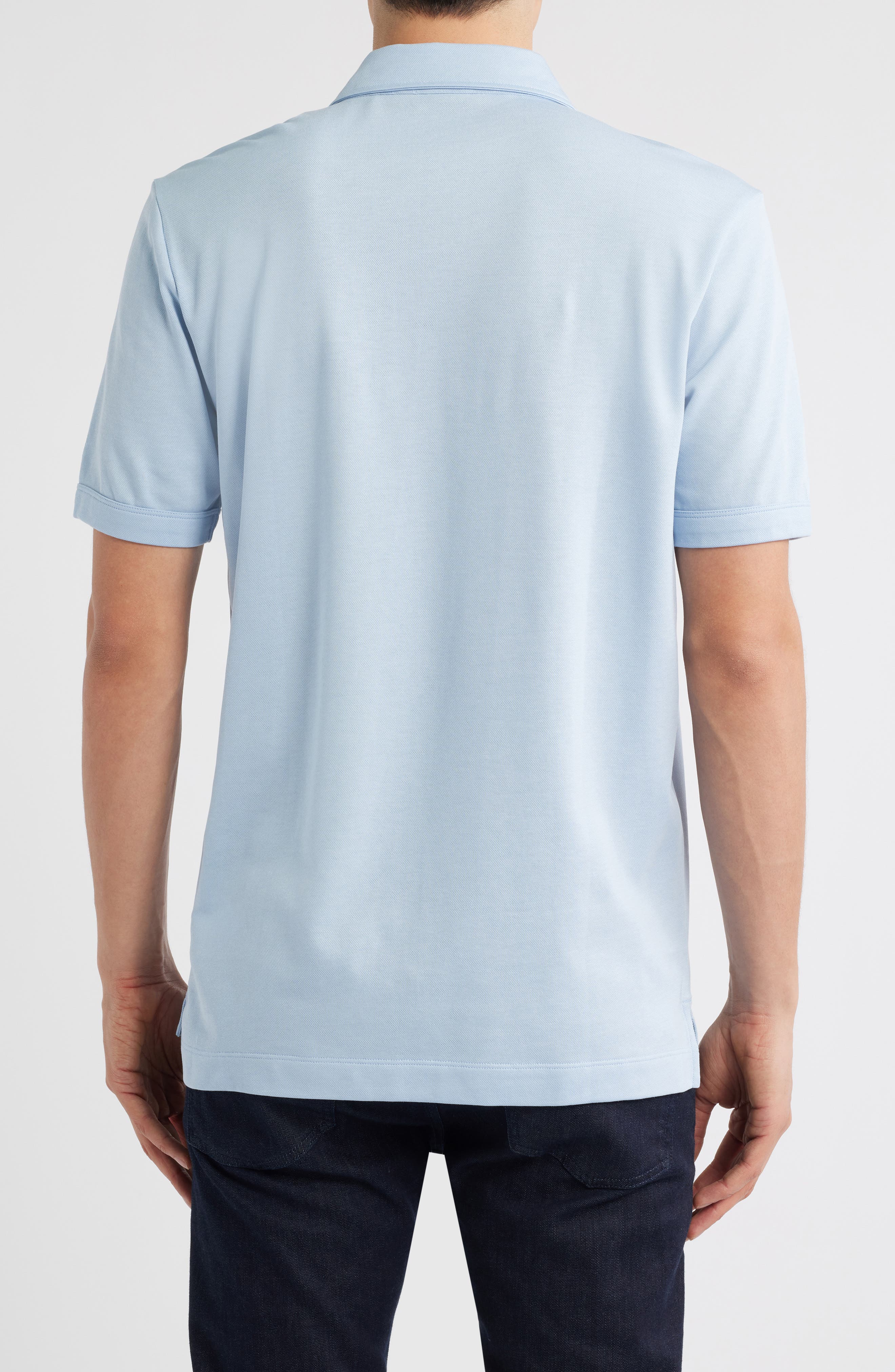 Press Lyocell & Cotton Polo - image 4