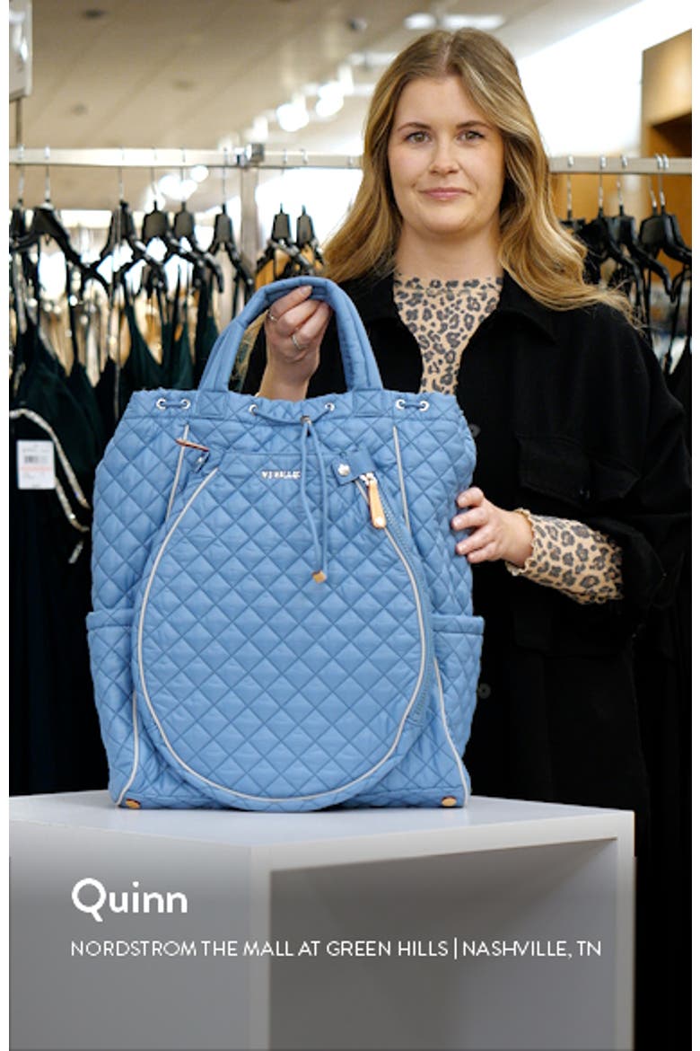 Tennis Quilted Nylon Backpack video