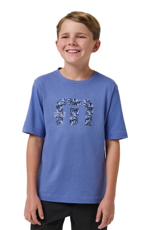 Travismathew Kids' No Looking Back Graphic T-shirt In Blue