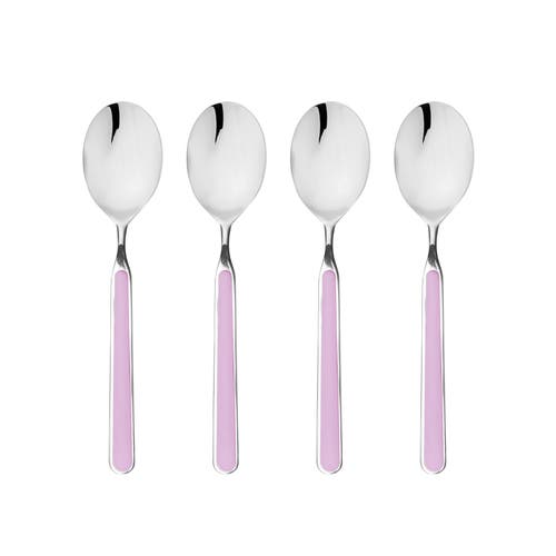Mepra Fantasia Coffee Spoon Set In Purple
