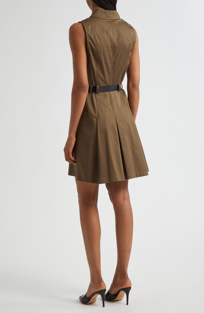 L'AGENCE Sima Mini Shirtdress, Alternate, color, Pine