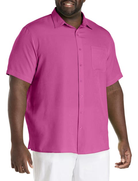 Microfiber Comfort Grid Sport Shirt