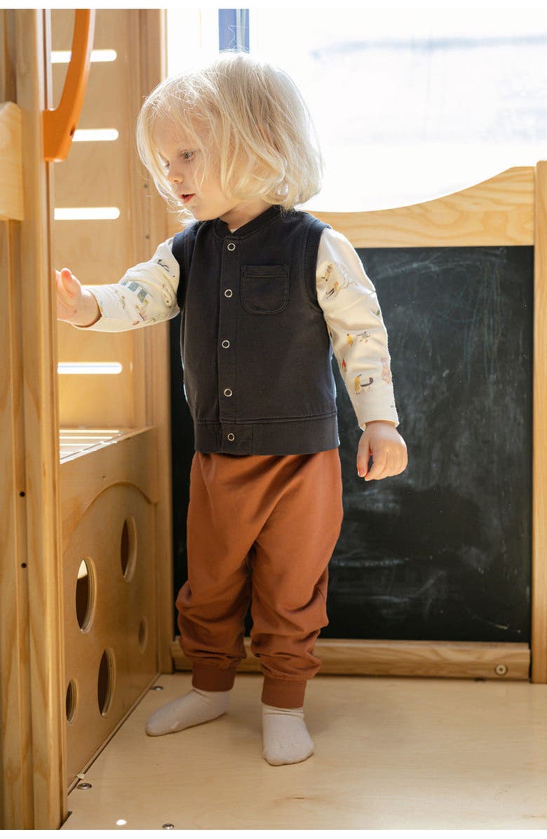 Pehr Organic Cotton French Terry Vest, Alternate, color, Ink Blue