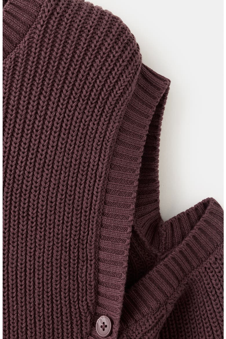 Cutout Detail Knit Sweater, Alternate, color, BURGUNDY