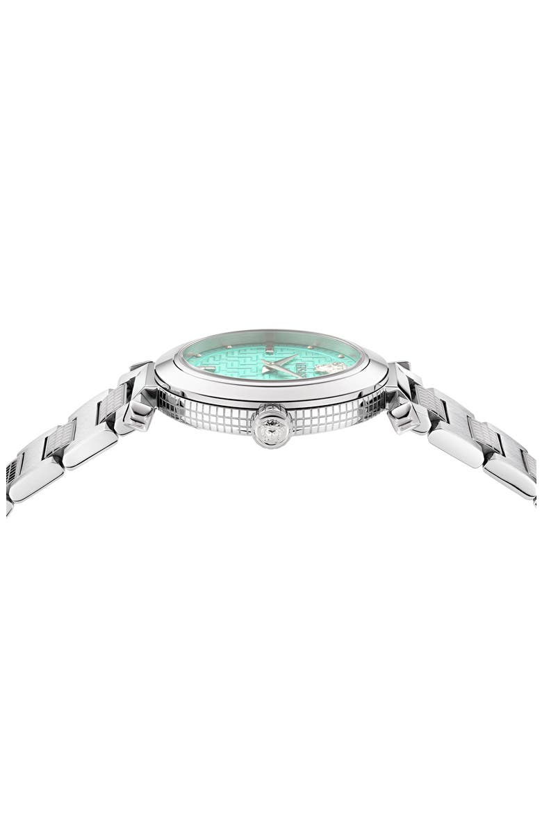 Greek Bracelet Watch, 35mm, Alternate, color, STAINLESS STEEL