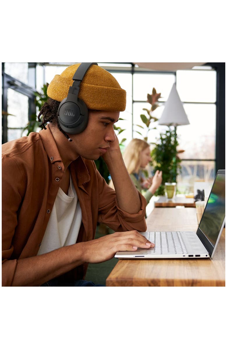 JBL Tune 770NC Adaptive Noise Cancelling Wireless Over-Ear Headphones, Alternate, color, Black