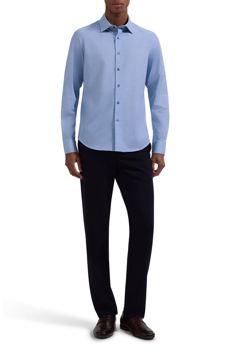 James OoohCotton® Geo Print Button-Up Shirt, Alternate, color, AIR BLUE