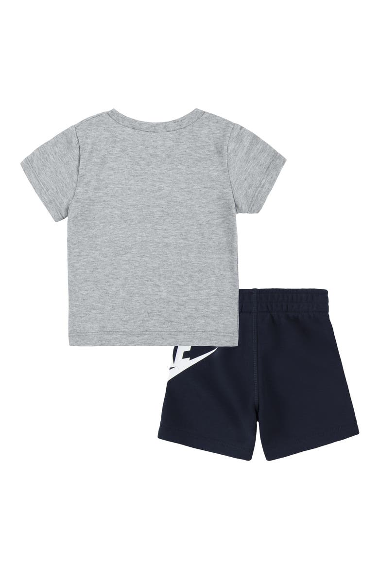 Logo T-Shirt & Shorts Set, Alternate, color, 695OBSIDIA