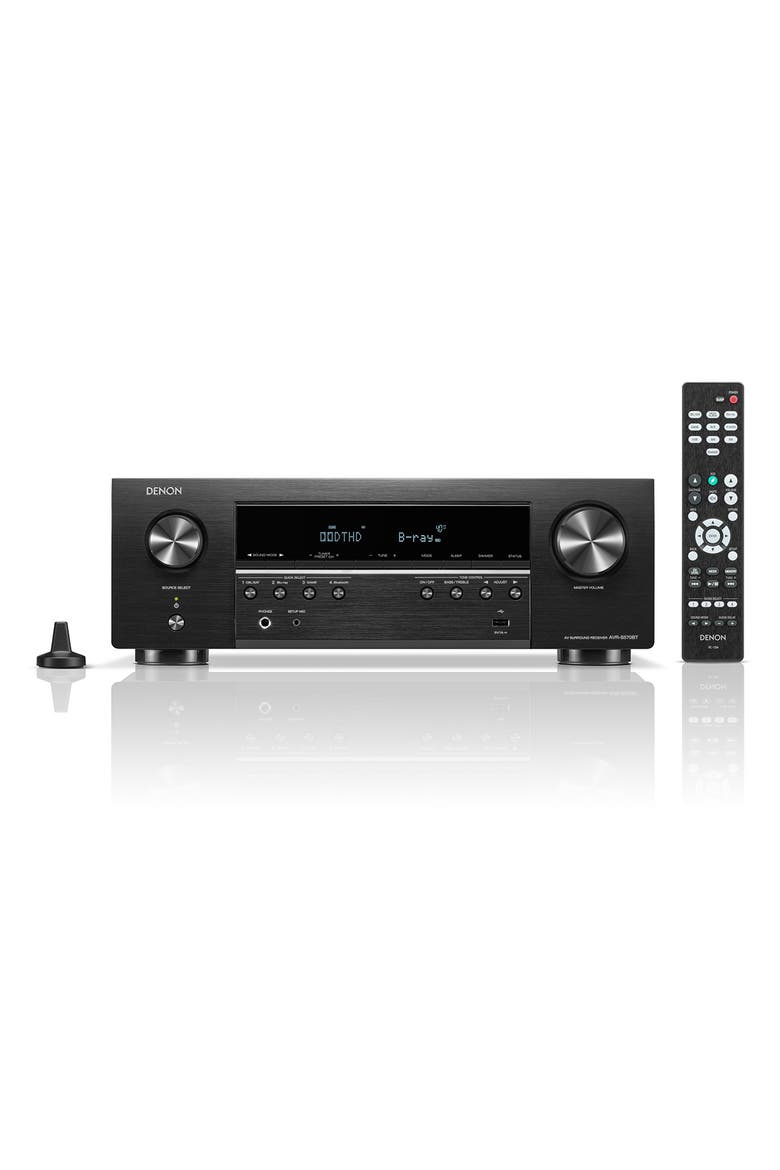 AVR-S570BT 5.2 Channel 8K Home Theater Receiver with Bluetooth and Dolby Audio/DTS, Alternate, color, Black