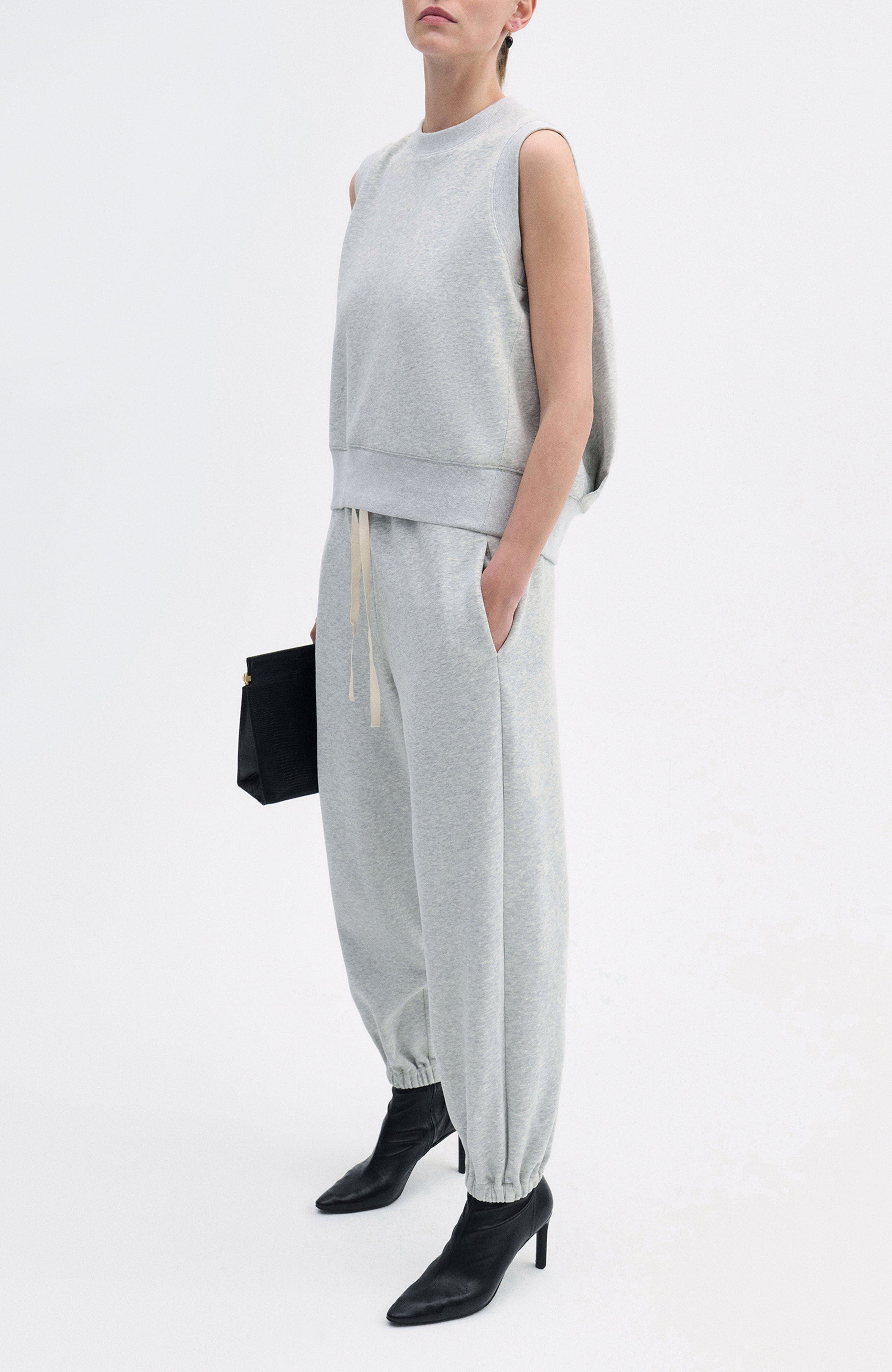 Sleeveless Sweatshirt in Scuba Knit - image 2