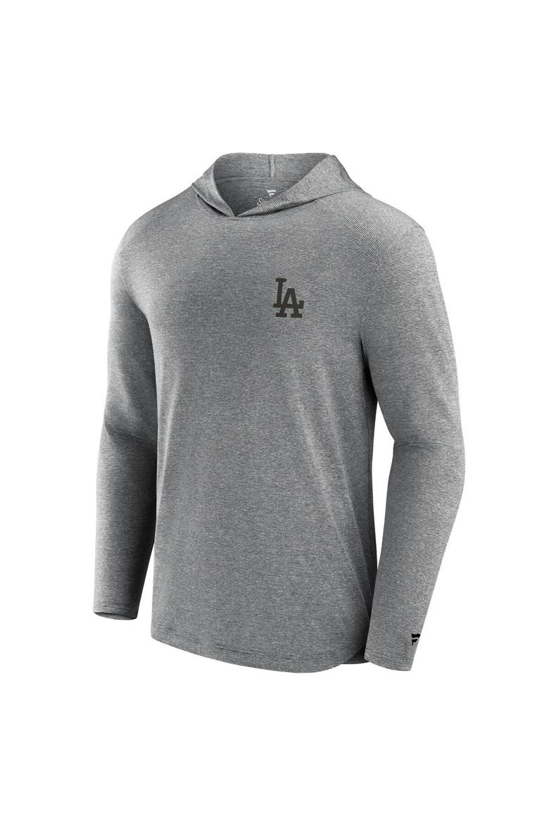 Men's Fanatics Signature Black Los Angeles Dodgers Front Office Tech Lightweight Hoodie T-Shirt, Alternate, color, Black