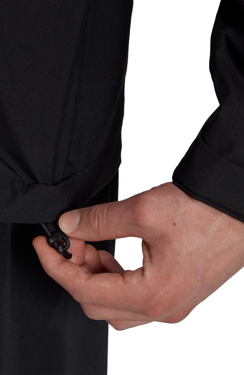 adidas Terrex Waterproof Rain Jacket, Alternate, color, 