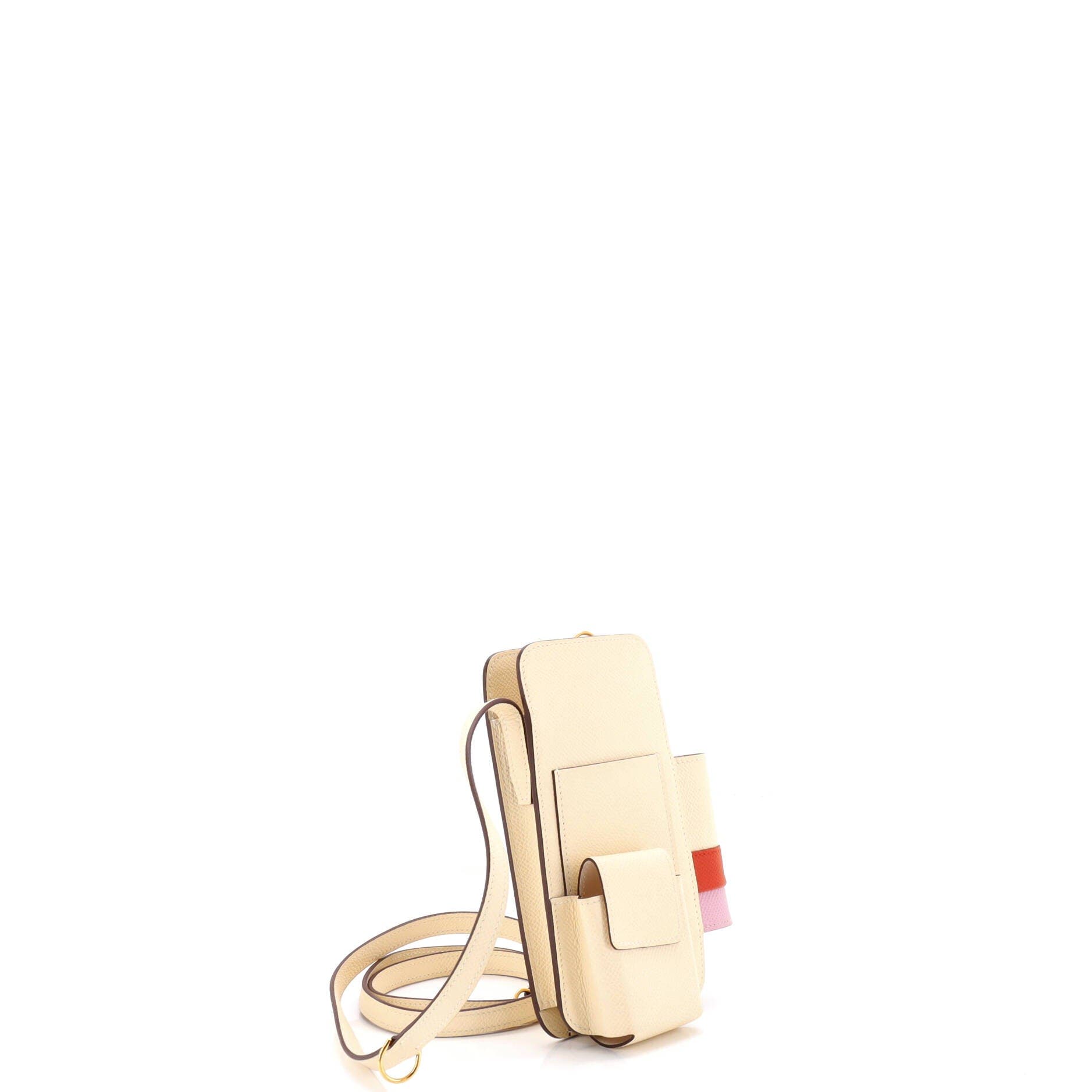 Hermesway Phone Case Crossbody Bag Epsom, Alternate, color, Nata