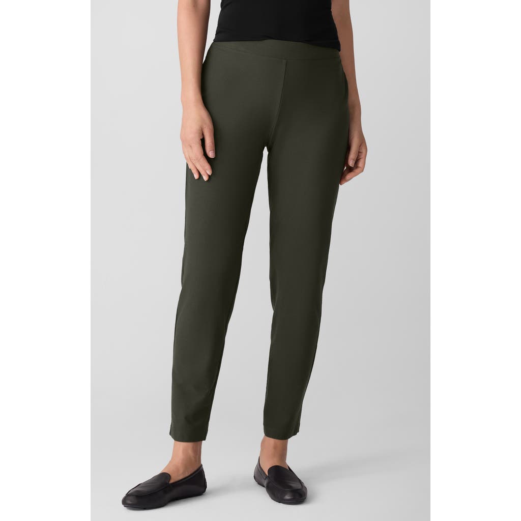 Eileen Fisher Slim Ankle Pant Jeans In Black