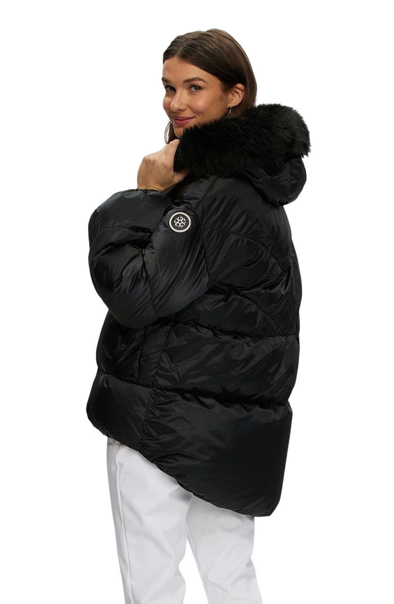 GORSKI Apres-Ski High-Low Jacket With Detachable Trim, Alternate, color,