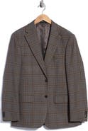 Michael Kors Plaid Notch Lapel Sport Coat