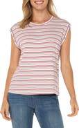Liverpool Los Angeles Stripe Muscle Tee