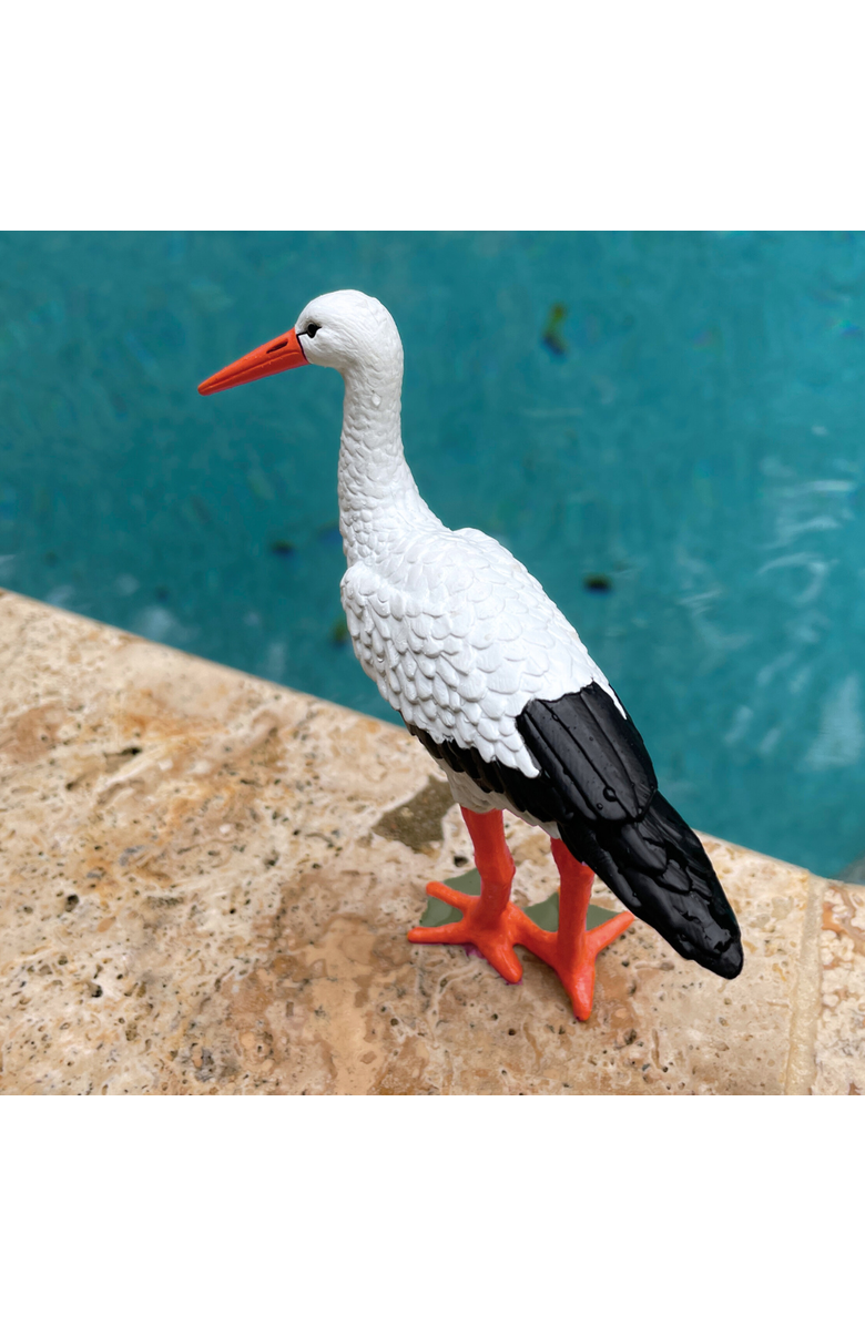 Safari Ltd. White Stork Kids Toy Figure, Alternate, color, NO COLOR