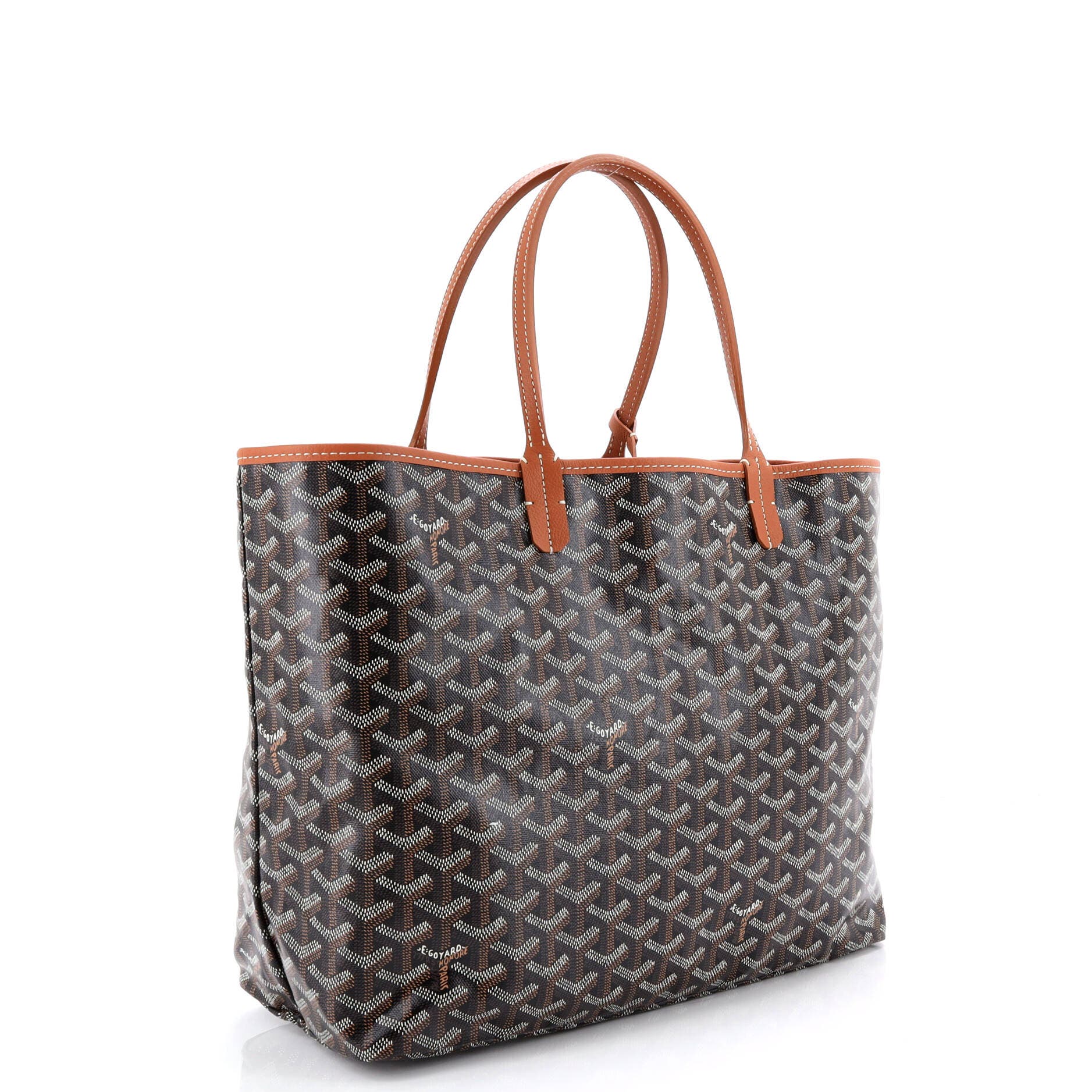 Pre-Owned Goyard Saint Louis Tote Coated Canvas PM, Alternate, color, 