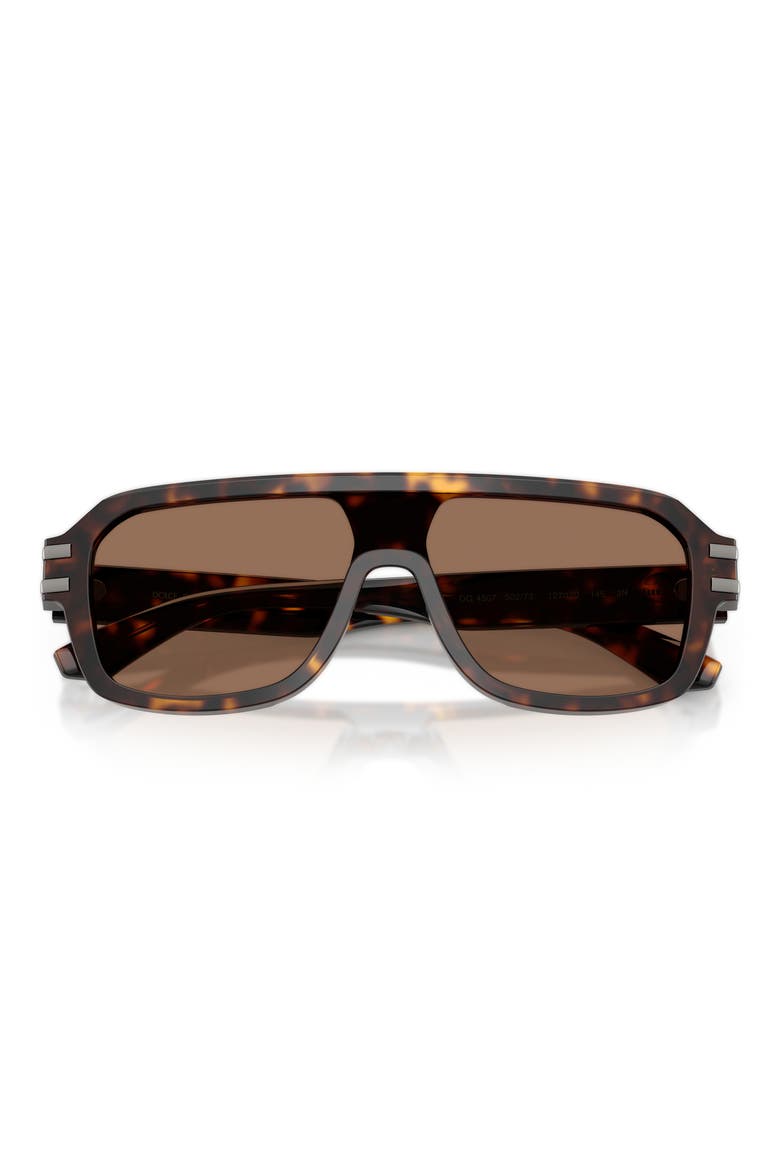127mm Pilot Sunglasses, Alternate, color, HAVANA / DARK BROWN