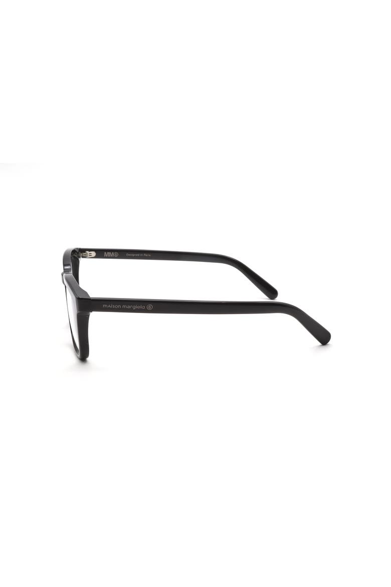 52mm Square Optical Glasses, Alternate, color, BLACK