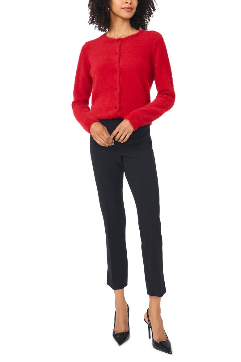 Eyelash Cardigan, Alternate, color, EQUESTRIAN RED